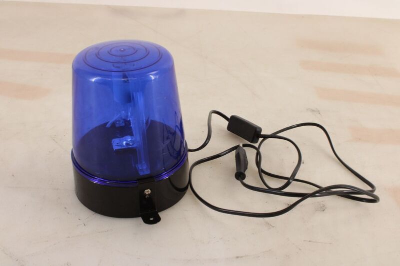 Eurolite Polizeilicht Rundumleuchte LED blau E14 1 Leuchtmittel 145x200x180mm - 4026397647358