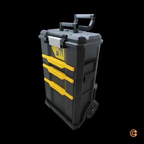STANLEY Werkzeugkasten Rollende Werkstatt Trolley-Koffer unbestückt schwarz - 3253561703447