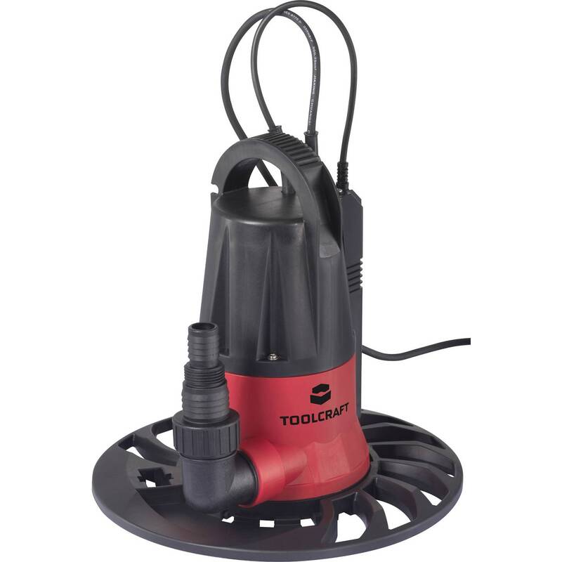 TOOLCRAFT Tauchdruckpumpe Tauchpumpe Wasserpumpe 6000l/h 7m TO-10014909 - 4064161391106
