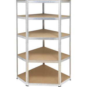 B-Ware Toolcraft Kpw77 Lagerregal Eckmodul Schwerlastregal 175 Kg 70x180x70 Metall153