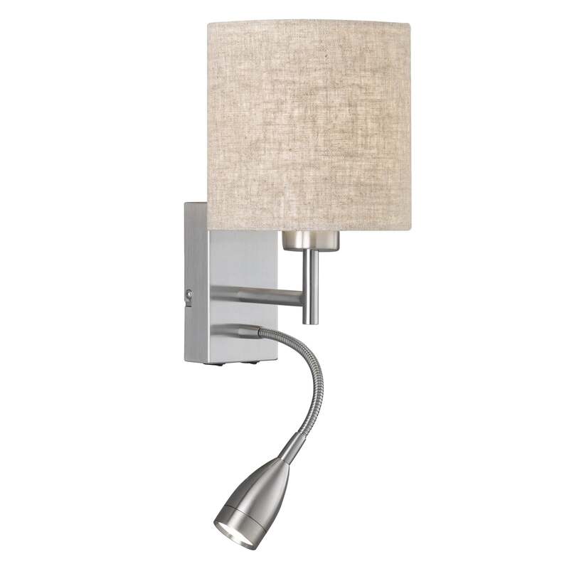 FISCHER & HONSEL Wandlampe Dreamer LED Leselampe Leuchte nickel sandfarben - 4003694303149