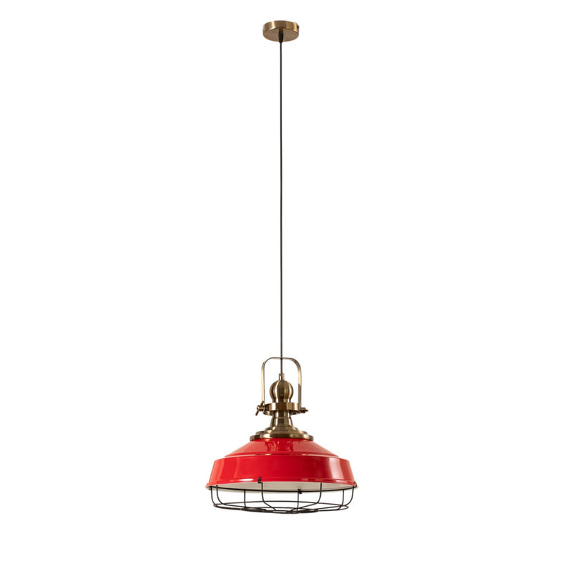 ROYALTECH Hängeleuchte Astel LED Pendelleuchte Lampe dimmbar rot altmessing 43cm - 8684543261900