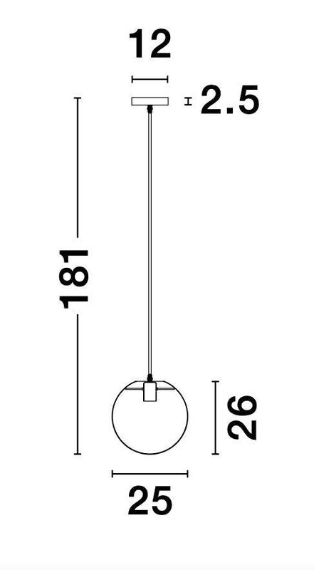Nova Luce Pendelleuchte Hängeleuchte MIRALE E27 LED Schwarz dimmbar SIEHE TEXT - 5212017420794