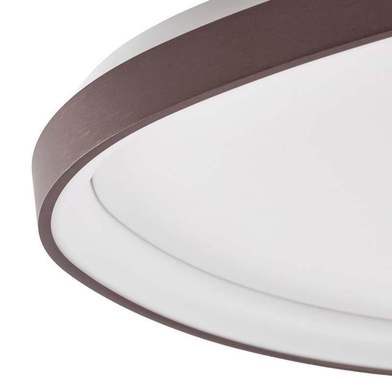 Lucande Deckenleuchte Lampe Asken LED dimmbar CCT braun 61x60cm 2870 Lumen - 4255830918001