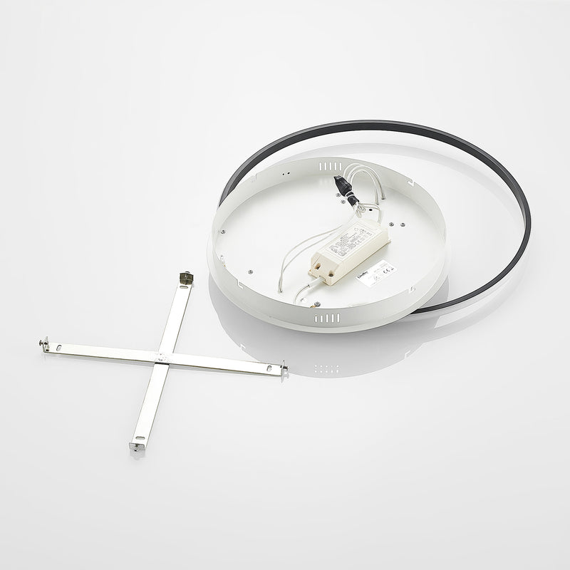 Lindby Deckenleuchte Lampe LED Limara Schwarz rund dimmbar inklusive Leuchtmitte - 4251096599213