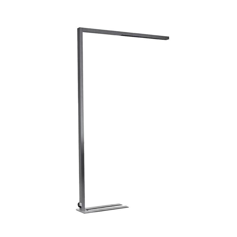 Arcchio LED Office Floor Lamp Jolinda, Silver, 4,000 K, Sensor - 4251096542417