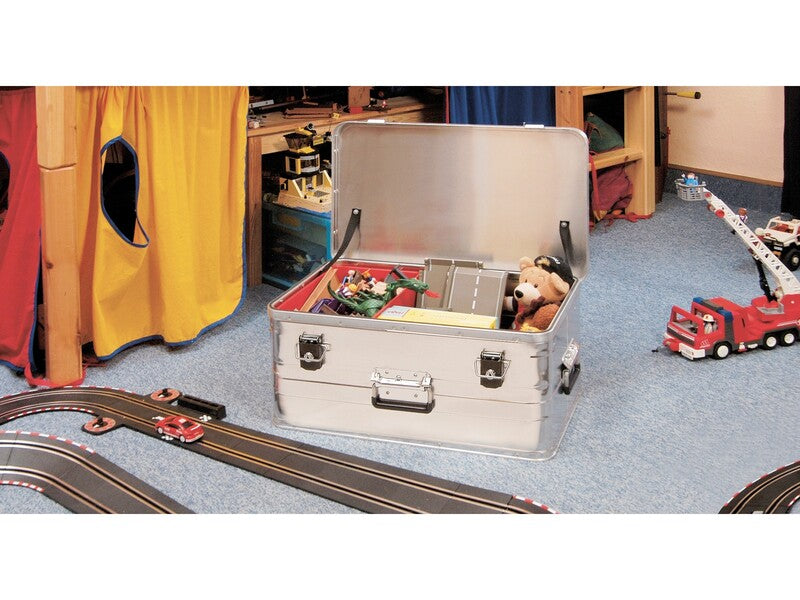 LUX-TOOLS Aluminiumbox 47l Werkzeugbox Aufbewahrung Handgriffe Aluminium robust - 4007875863903