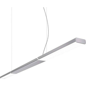 B-Ware Trilux LED Pendelleuchte Hängeleuchte Deckenleuchte Esszimmer Lampe Weiß Stahl