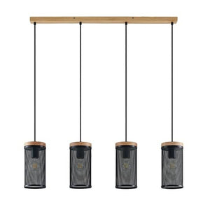 B-Ware Lindby Kiriya Hängeleuchte Deckenlampe Pendelleuchte Deko-Deckenlampe E27 4-flg