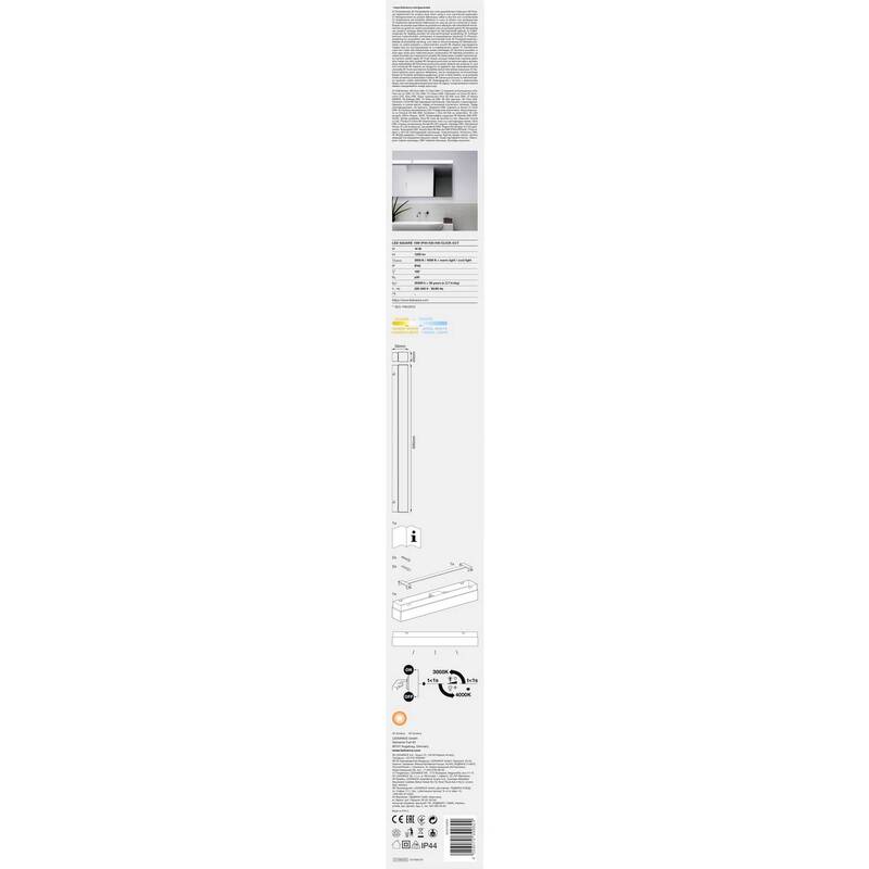 LEDVANCE Mirror Light Square LED-Spiegelleuchte Schranklampe Wandleuchte Lampe - 4058075399624