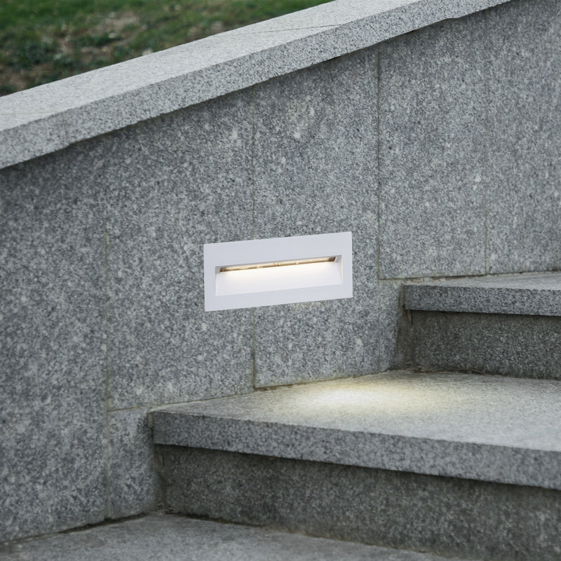 Lucande Wandeinbauleuchte Wandlampe Wandleuchte LED IP54 Outdoor Einbauleuchte - 4251911798340