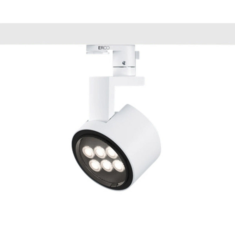 ERCO Strahler Spot Leuchte 230V LED 12W Flood 930 Weiß Stromschiene SIEHE TEXT - 3079084