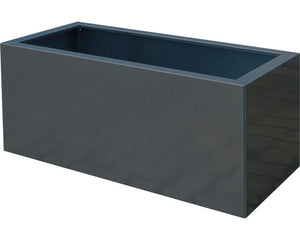 B-Ware Palatino Pflanzkübel Pflanzgefäß Lotte 240l wetterfest anthrazit 120x40cm