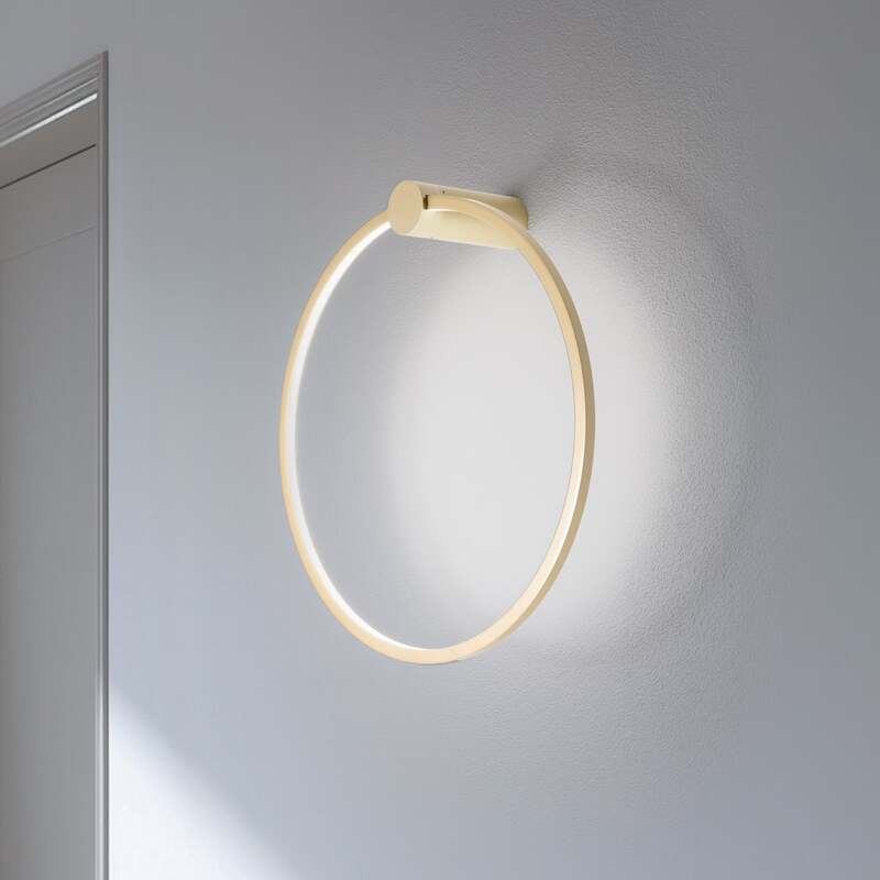 LED Wandleuchte Saturno gold 50cm Leuchte Designer Lampe 4000K 25W IP20 1400lm - 5902693788515