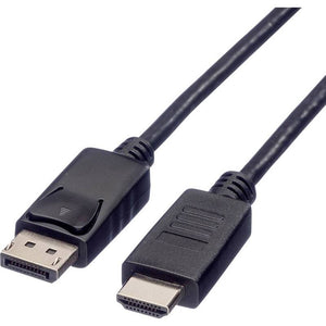 B-Ware ROLINE RM DisplayPort Kabel DP HDTV 1,8m Anschlusskabel PC Monitor Gaming Kabel