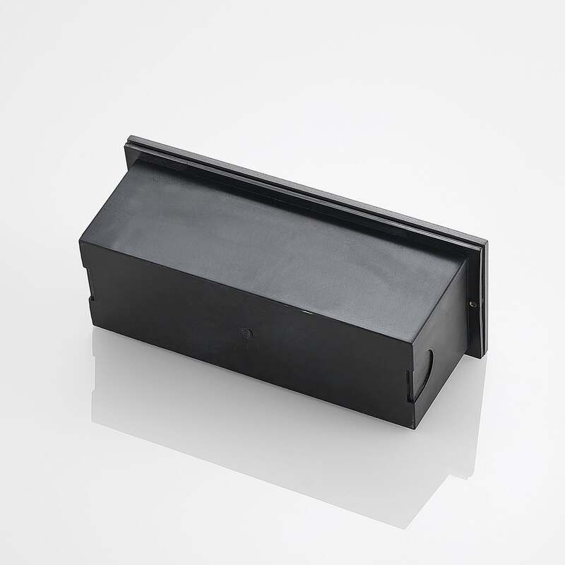 Lucande LED Wandeinbauleuchte Zandro anthrazit Gartenleuchte IP65 25cm 11W - 4251096583328