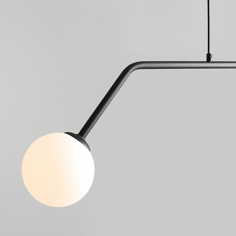 ALDEX Pure Pendant Light, 2-bulb, Black - 5904798651862