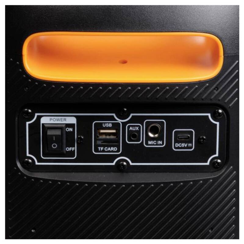 Denver Bluetooth-Lautsprecher Partylautsprecher Musikbox AUX USB SD BPS-165 - 5706751074332