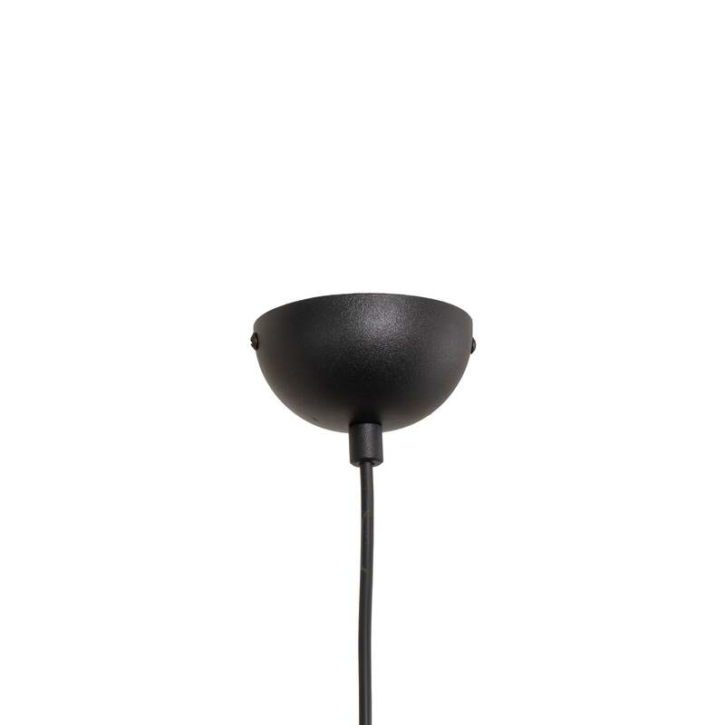 Opviq Hängeleuchte Pendelleuchte Mudoni Deckenlampe schwarz weiß Glas Metall 731 - 8684283476336