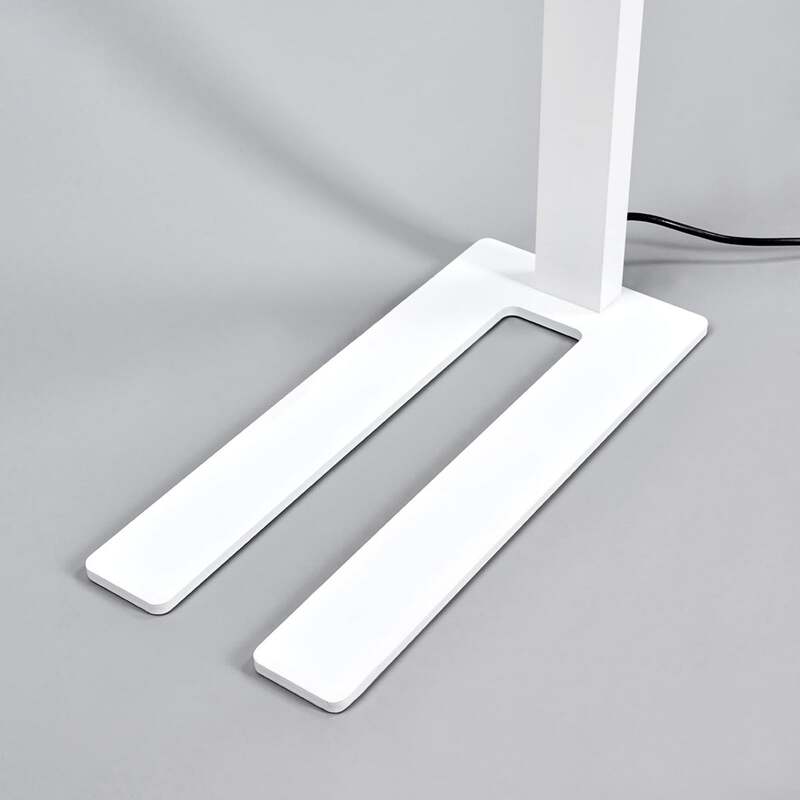 Arcchio LED Office Floor Lamp Jolinda, White, Metal, Sensor - 4251096542424