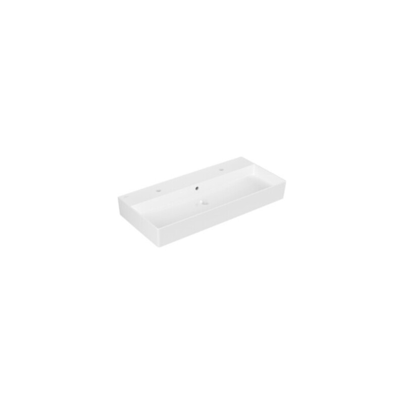Villeroy & Boch Waschtisch Memento 2.0 Designer Waschbecken 100x47cm weiß - 4051202792756