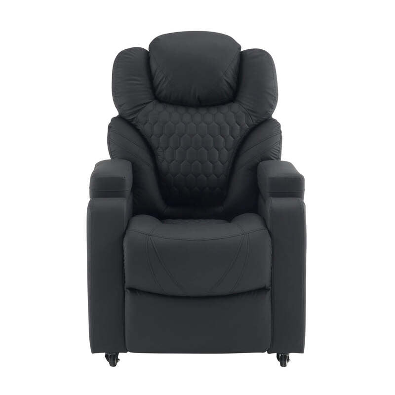 hjh OFFICE Loungesessel Sessel Game Sport RX Kunstleder Armlehnen Schwarz - 4064323130055