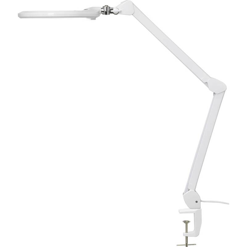 TOOLCRAFT Lupenleuchte Vergrößerungslampe LED Tischklemme Glaslinse Kaltweiß - 4064161194813