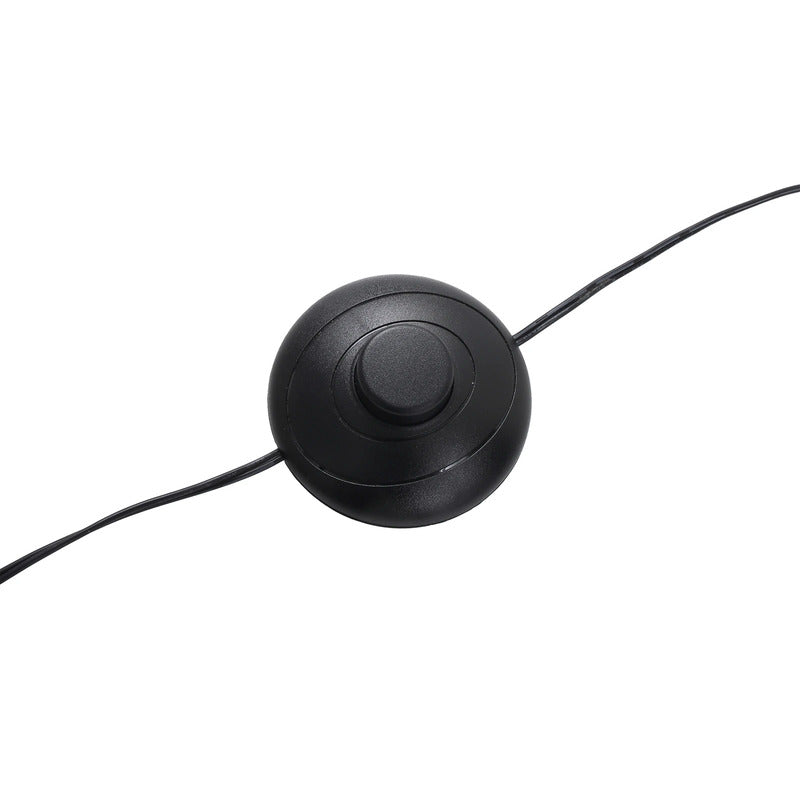 Lucande Bogenleuchte Stehlampe LED schwarz Metall dimmbar Schalter Kabel - 4251911778625