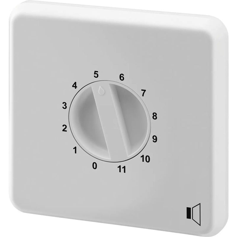 Monacor Lautstärkeregler Regler ATT-224H/WS Audio-Transformator 24W 85x85mm - 4007754255621