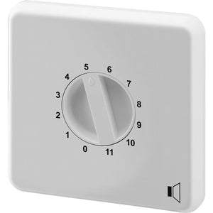 B-Ware Monacor Lautstärkeregler Regler ATT-224H/WS Audio-Transformator 24W 85x85mm