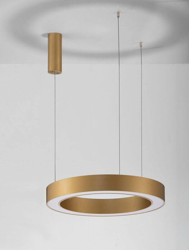 Nova Luce Pendelleuchte Hängelampe MORBIDO LED Messing Dimmer CCT Tuya App 60cm - 5212017438652