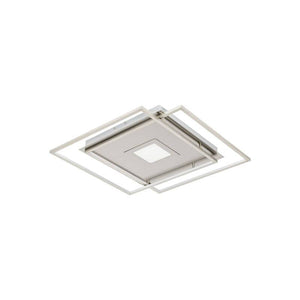 B-Ware Lucande Jirya LED-Deckenlampe Deckenleuchte Deckenlicht Leuchte Lampe CCT silber