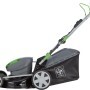 LUX-TOOLS Akku-Rasenmäher A-RM-46-24 Mäher 2 x 20V Akkus Höhenverstellbar - 4007876517386