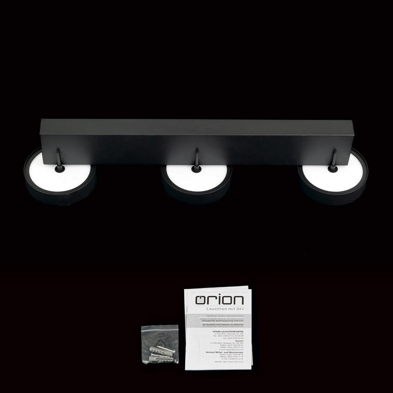 Orion LED-Hängeleuchte Teide Hängelampe Leuchte schwarz Metall höhenverstellbar - 9003090277605