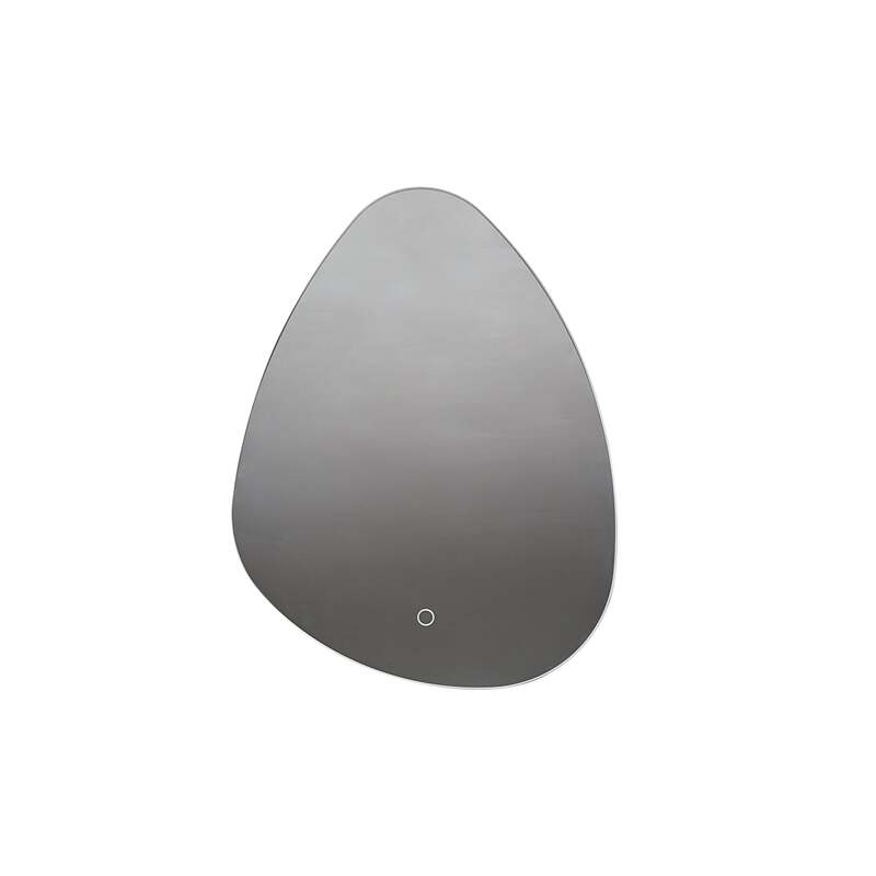 Lucande LED Spiegel Celestiel tropfenförmig CCT 60cm chrom Badezimmerlampe 650lm - 4251911777840
