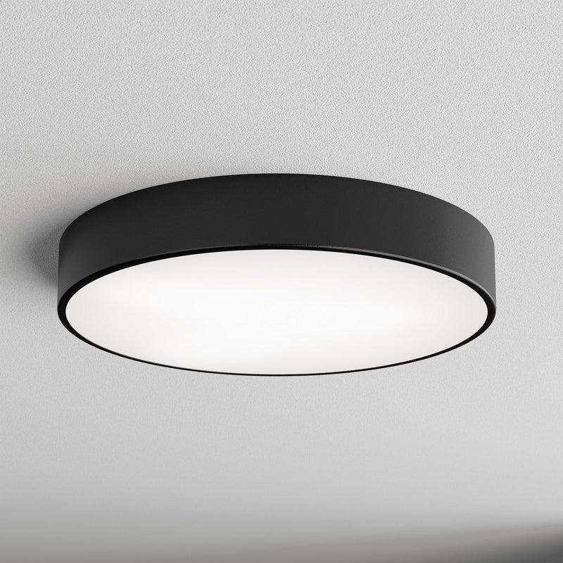 Deckenleuchte Cleo Ø 50 cm IP54 schwarz Metall E27 dimmbar 4x24W LED - 5907623601001