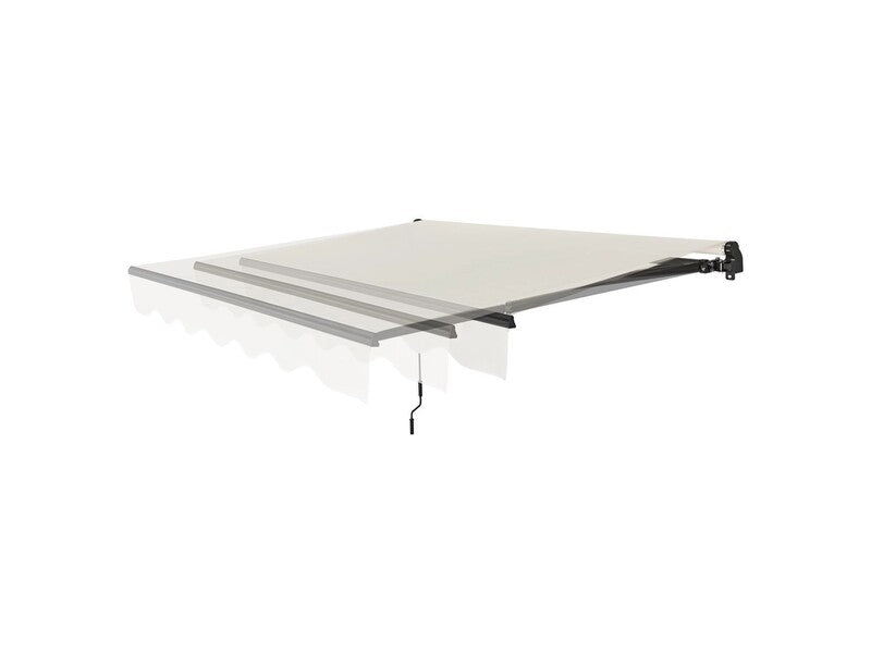 Gelenkarmmarkise 400x300cm Beige UV-beständig Wasserabweisend Kurbelantrieb - 4262437183497