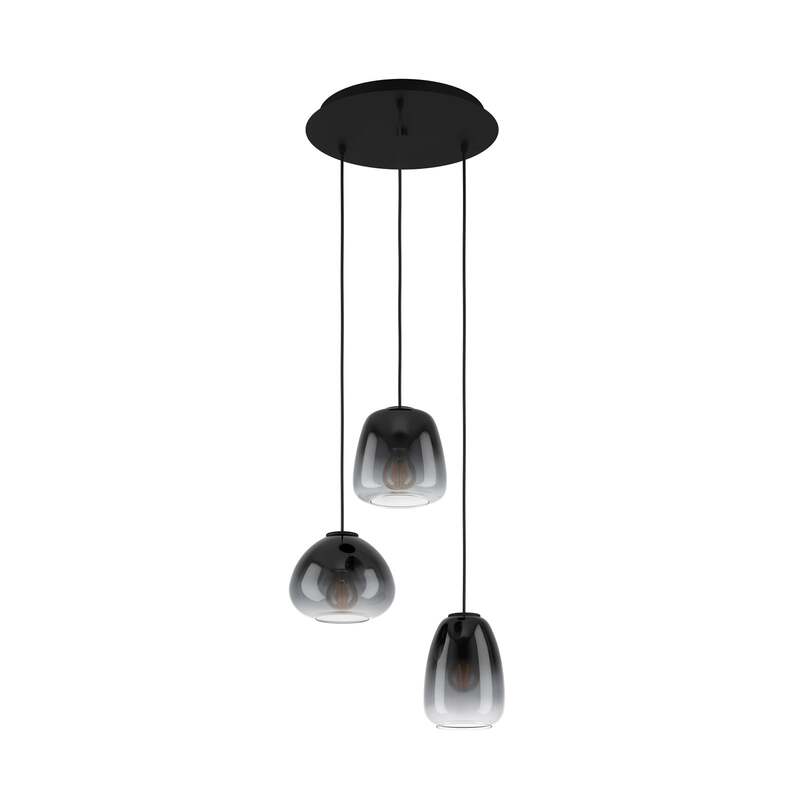 Eglo Hängelampe Hängeleuchte Aguilares LED Pendelleuchte dimmbar schwarz - 9008606235568