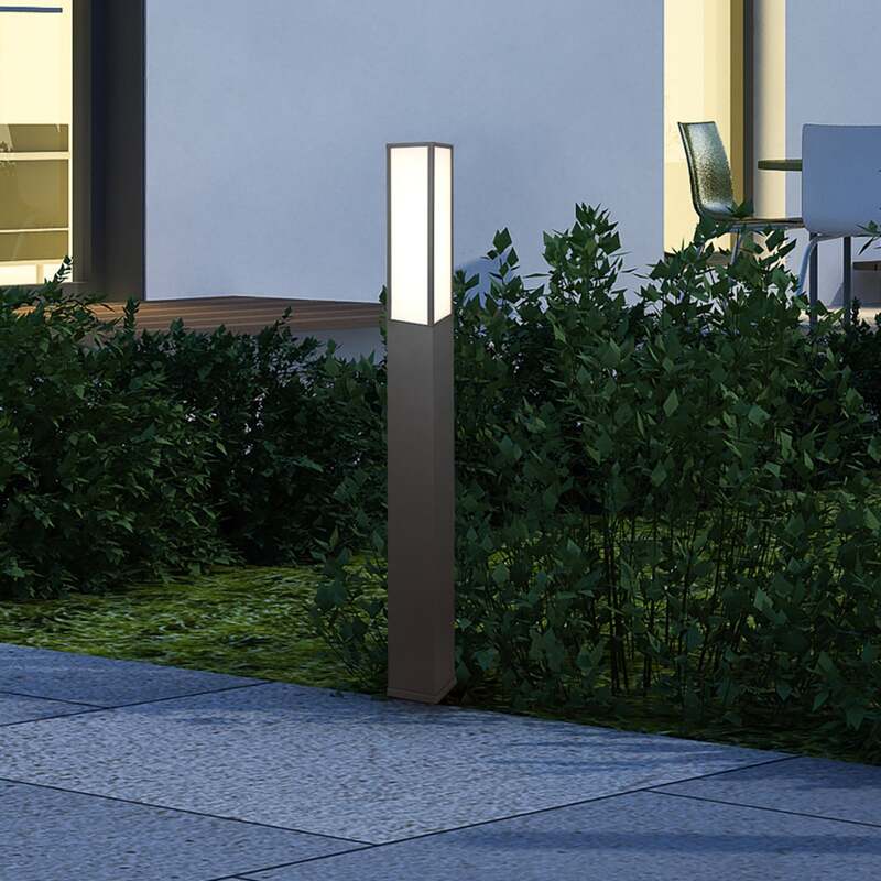 Trio Lighting Wegeleuchte Außenleuchte LED Fuerte anthrazit Aluminium IP54 - 4017807492576