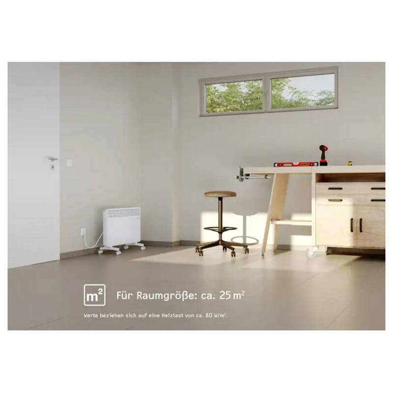 Stiebel Eltron Konvektor Heizgerät 2000W IP24 Heizkörper weiß 25m² 450x738mm - 4017212044506