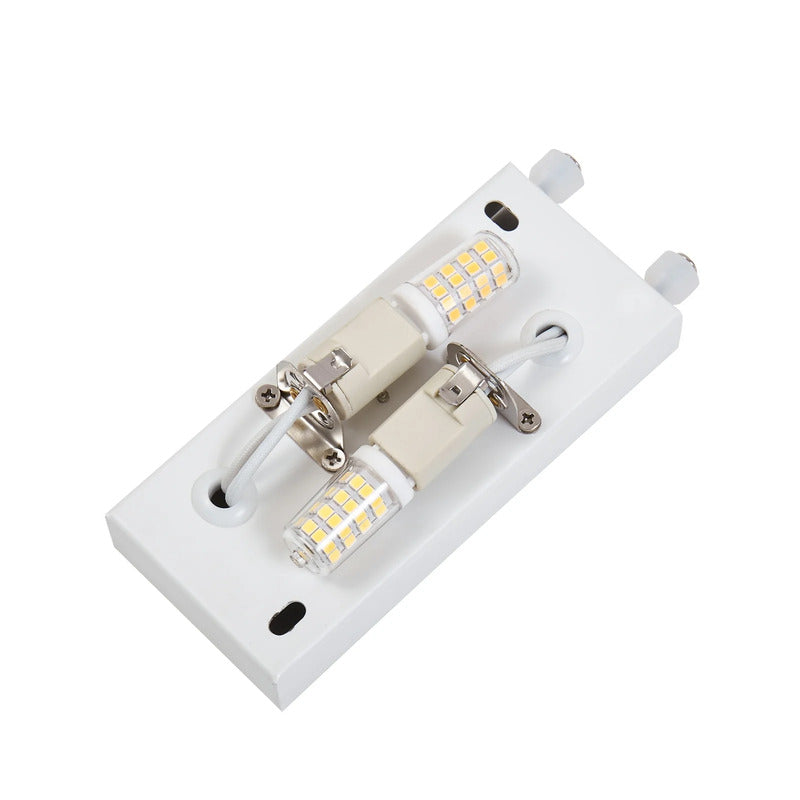 Lindby Wandleuchte Novali LED Wandlampe Gips dimmbar weiß 26cm 2-flammig - 4251911797718