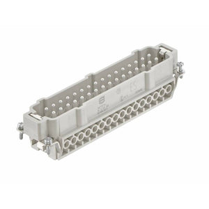 B-Ware Harting Stifteinsatz Kontakteinsatz Schraubanschluss Grau 32 Pol Thermoplast