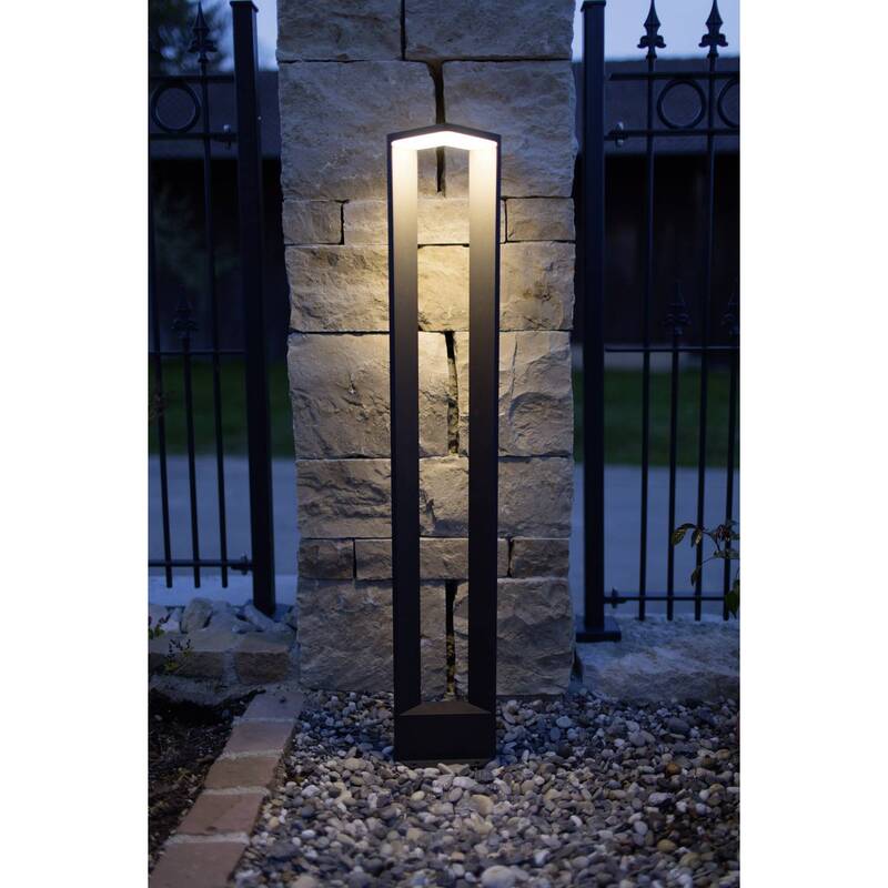 Heitronic LED Außenstandleuchte Bonita 10W Gartenlampe anthrazit 100cm IP54 - 4002940372694