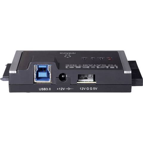Renkforce USB 3.0 zu IDE+SATA Konverter Externe Festplatte Adapter 2.5-3.5" Kit - 4016138941180