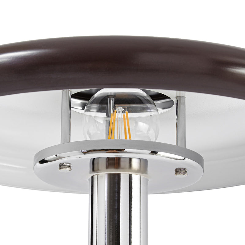 Lindby Stehleuchte Branford LED Retro Lampe Stehlampe Leuchte braun 130cm - 0000010053898