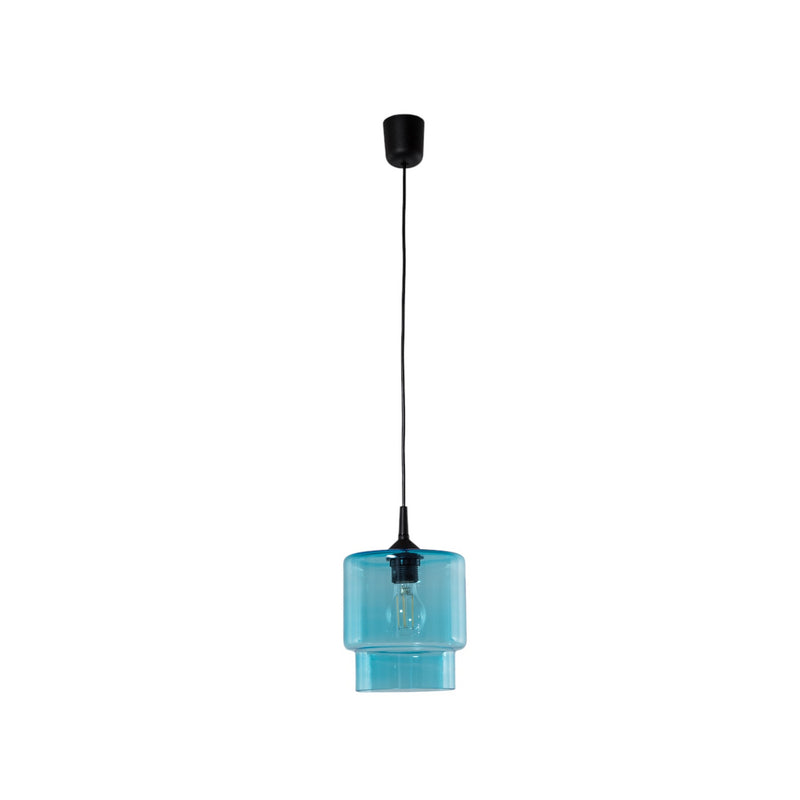 Argon Pendelleuchte Hängeleuchte Glas Nesto marineblau E27 Leuchte Lampe - 5902553238549
