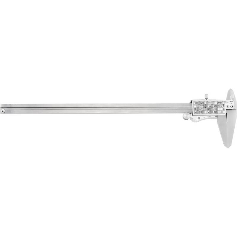 Toolcraft Digitale Schieblehre 300mm Messschieber Präzisionsmessgerät Stahl 100g - 4064161188454