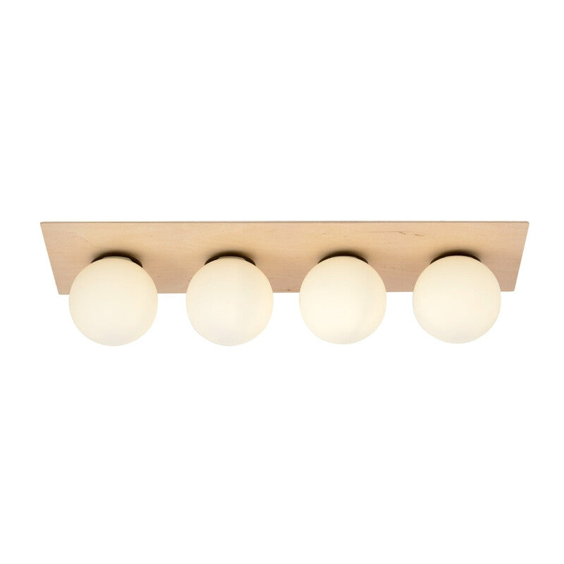 Emibig Deckenleuchte Lampe Kenzo braun weiß 4-flammig SIEHE TEXT/FOTO - 5901738922679