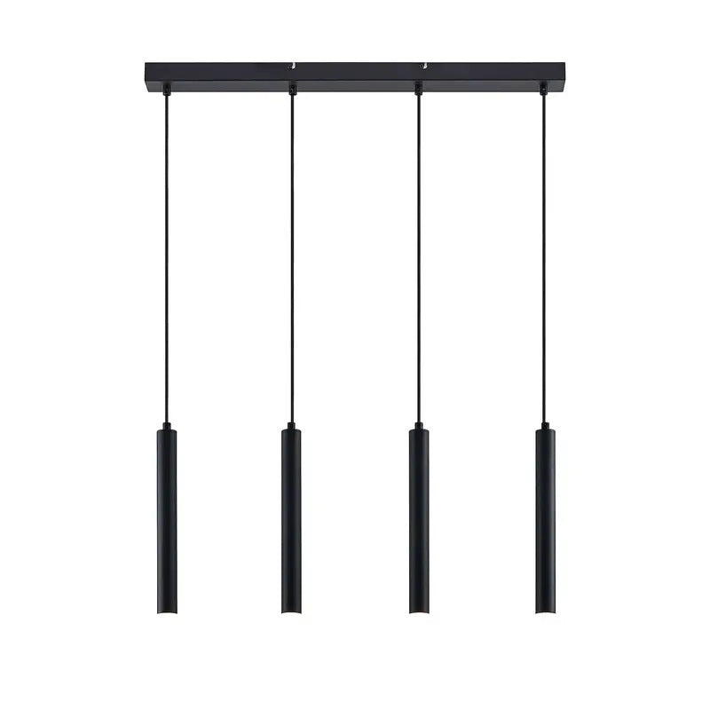 Arcchio LED Hängeleuchte Pendelleuchte Kammeron schwarz Metall 80 cm Leuchte - 9626503
