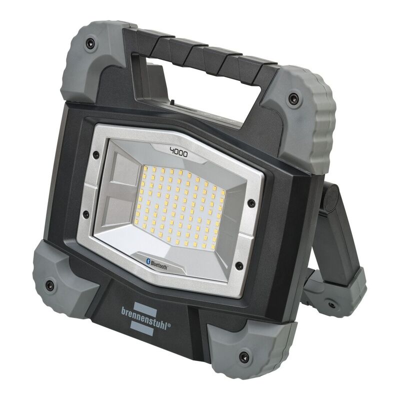 Brennenstuhl Mobiler Akku LED Strahler TORAN 4000 MBA 40W Bluetooth IP55 grau - 4007123663316
